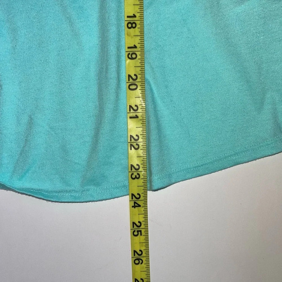 Fabletics Millie Aqua Blue Open Back Long Sleeve Tee Small Women’s - Picture 10 of 13